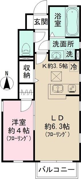 笹塚駅 徒歩12分 1階の物件間取画像