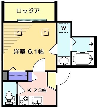 上町駅 徒歩5分 3階の物件間取画像