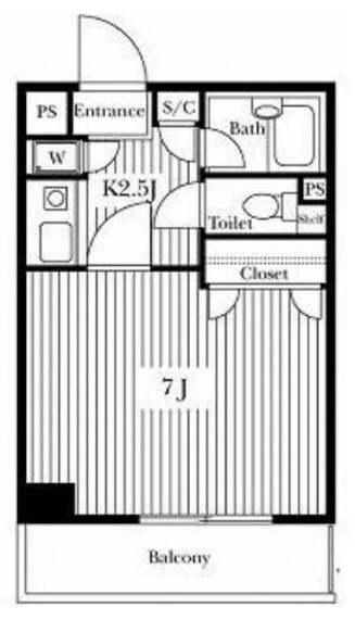 代々木駅 徒歩2分 5階の物件間取画像