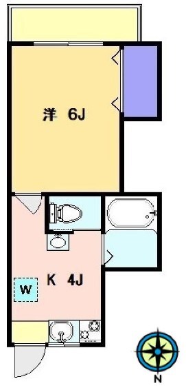 第五日向ハイツの物件間取画像