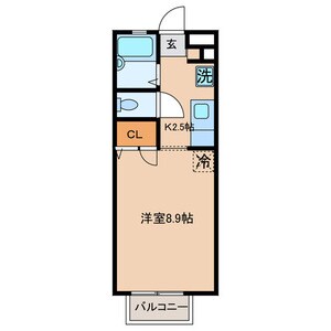 馬込駅 徒歩8分 2階の物件間取画像