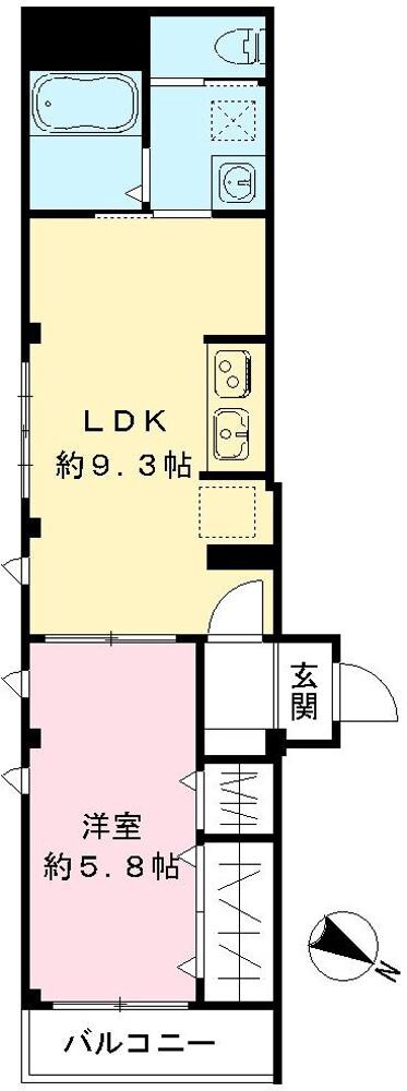 梅屋敷駅 徒歩15分 2階の物件間取画像