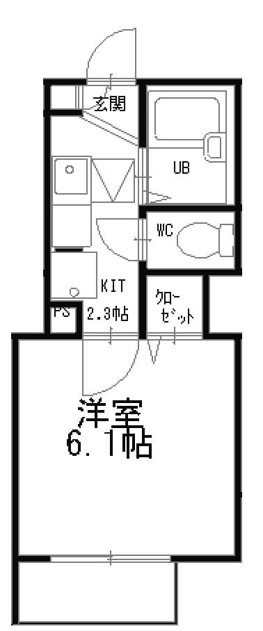 セレ西馬込の物件間取画像