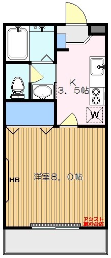 西馬込駅 徒歩7分 1階の物件間取画像