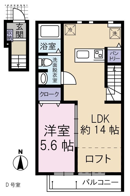 千鳥町駅 徒歩10分 2階の物件間取画像