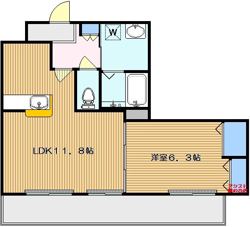 西馬込駅 徒歩10分 1階の物件間取画像