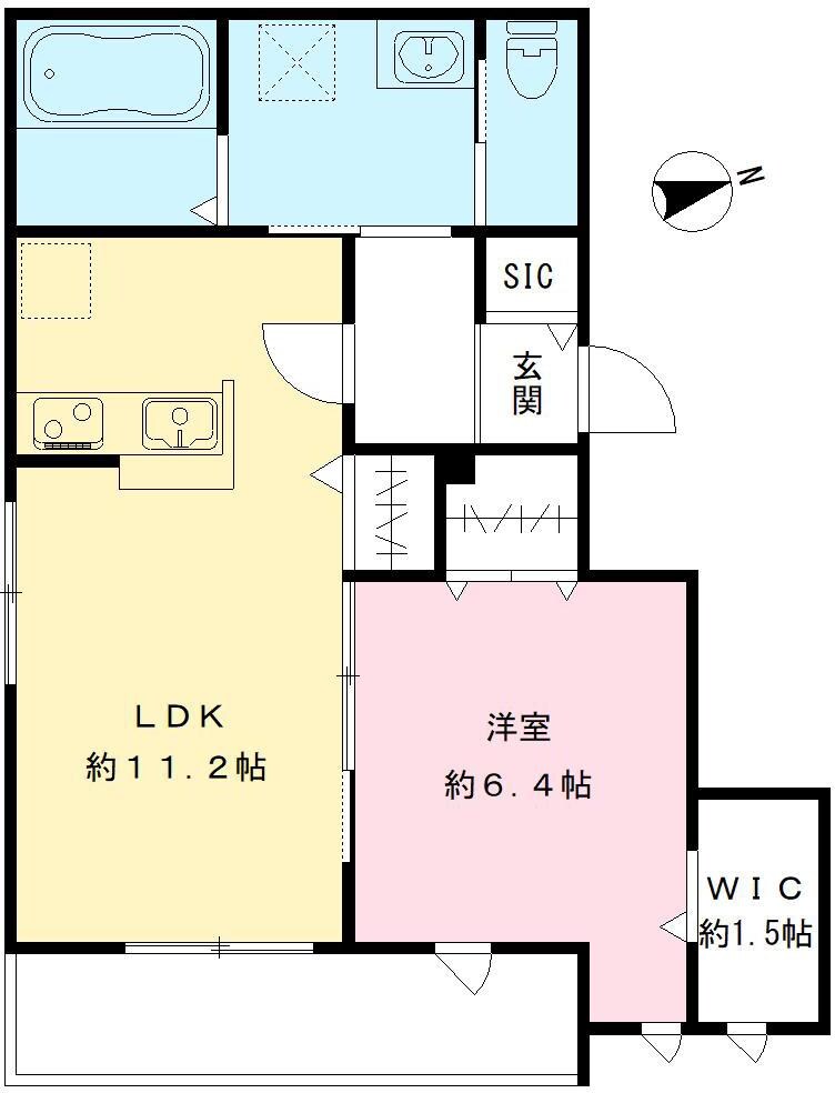 旗の台駅 徒歩6分 2階の物件間取画像