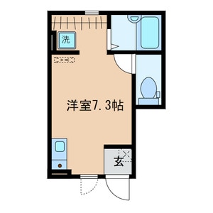 蓮沼駅 徒歩6分 1階の物件間取画像