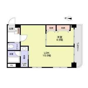 洗足駅 徒歩5分 1階の物件間取画像