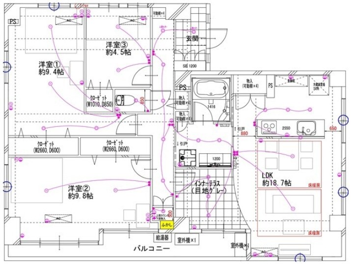 ルオント中野の物件間取画像