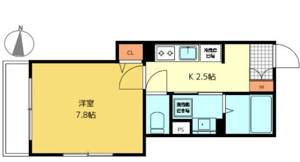 HERON’S NESTの物件間取画像