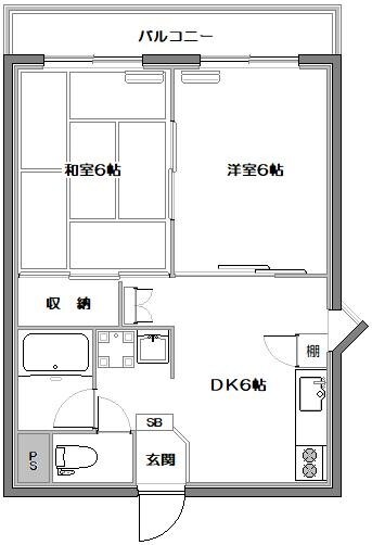 フォンテーヌ北原の物件間取画像