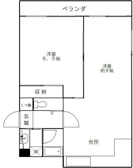 東中野１丁目マンションの物件間取画像