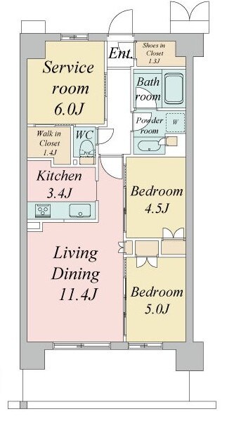 トラープランド蒼麗館の物件間取画像