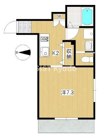 狛江駅 徒歩8分 1階の物件間取画像