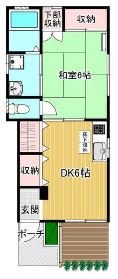 千歳船橋駅 徒歩5分 1階の物件間取画像