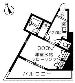 豪徳寺ヒルズの物件間取画像