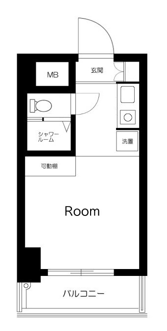 武蔵境駅 徒歩1分 6階の物件間取画像