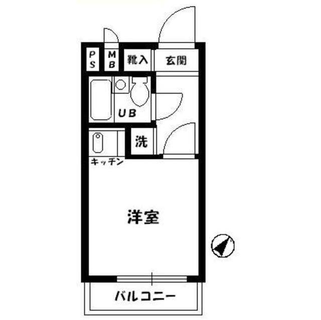 ライオンズマンション豪徳寺第３の物件間取画像