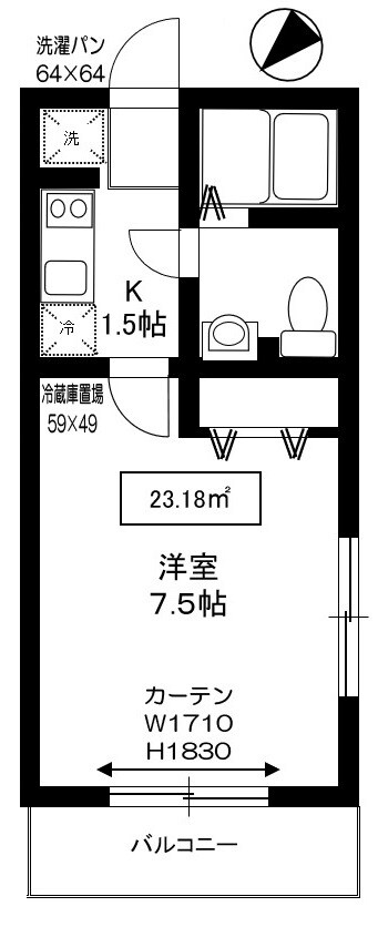 アズーロ松陰神社の物件間取画像