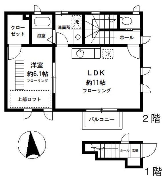 LeParc駒沢の物件間取画像