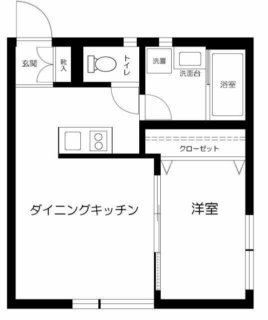 下北沢駅 徒歩8分 2階の物件間取画像