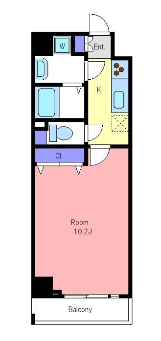 柴崎駅 徒歩3分 3階の物件間取画像