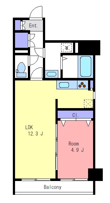 東府中駅 徒歩4分 3階の物件間取画像