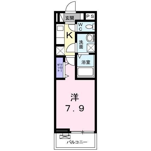 布田駅 徒歩9分 2階の物件間取画像