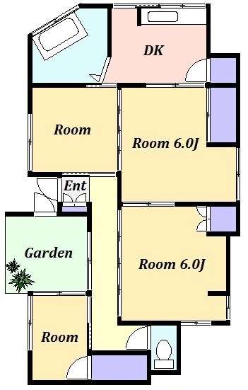 西小山駅 徒歩14分 1階の物件間取画像