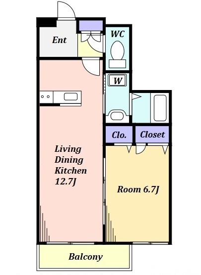 都立大学駅 徒歩7分 1階の物件間取画像