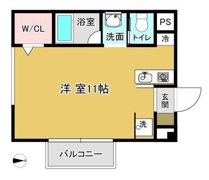 プラム都立大の物件間取画像