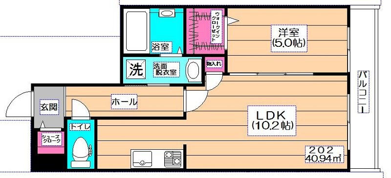 WHITE　GARDENの物件間取画像