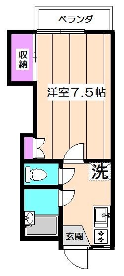 コートパルＮＡＲＩＴＡの物件間取画像