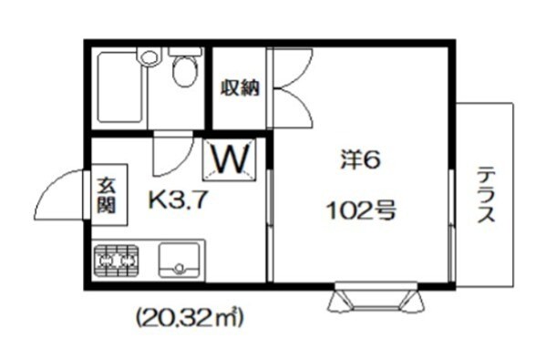 物件間取画像