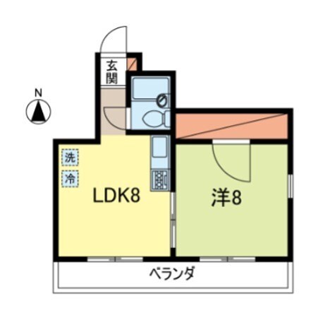メゾンソレイユの物件間取画像