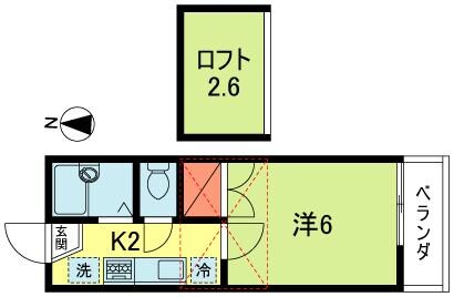 メゾンドピアの物件間取画像