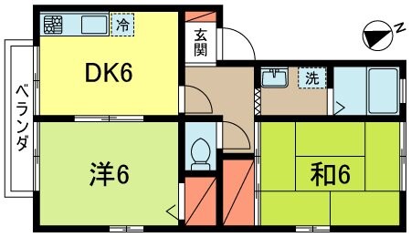 グリーンステイト荻窪の物件間取画像