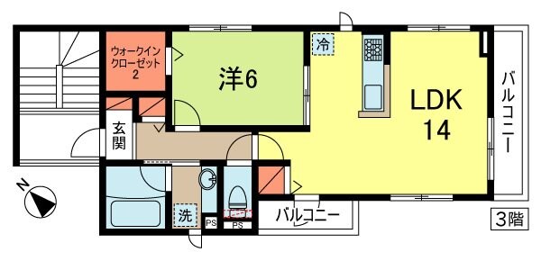 フォーサイド荻窪Ａ棟の物件間取画像