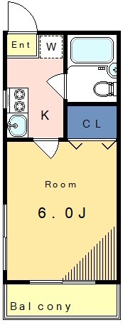 鵜の木駅 徒歩7分 2階の物件間取画像