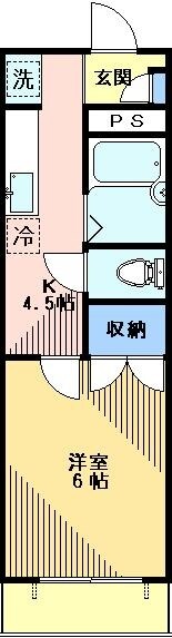 石川台駅 徒歩4分 1階の物件間取画像