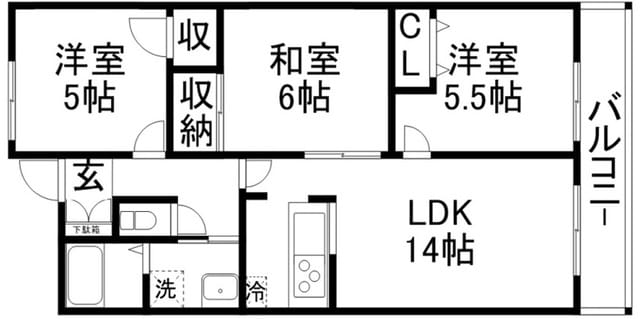 サンロイヤル栗東の物件間取画像