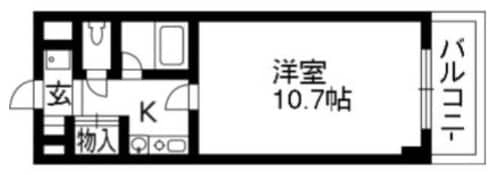 ＦＥＬＩＣＥ大橋の物件間取画像