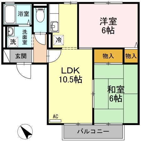 エトワール増田の物件間取画像