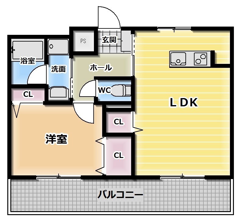 ルークロエの物件間取画像