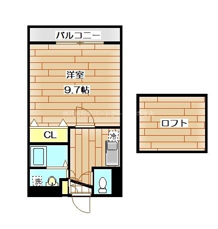 ダイコー水前寺駅通り2の物件間取画像