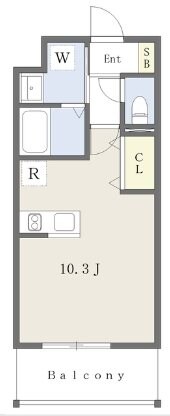 田崎橋駅 徒歩18分 7階の物件間取画像