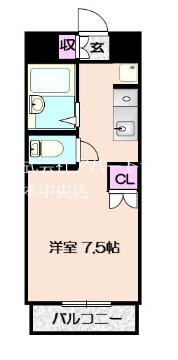 メルシーハイツの物件間取画像