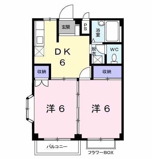 物件間取画像