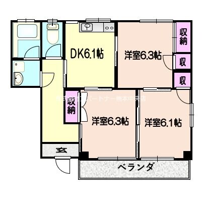 101マンションの物件間取画像